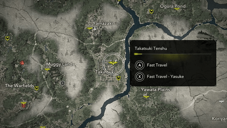 Takatsuki Tenshu Map Location