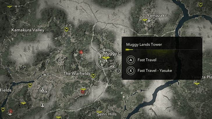 Muggy Lands Tower Map Location