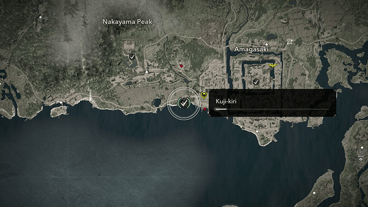 Amagasaki Kuji-kiri Map Location