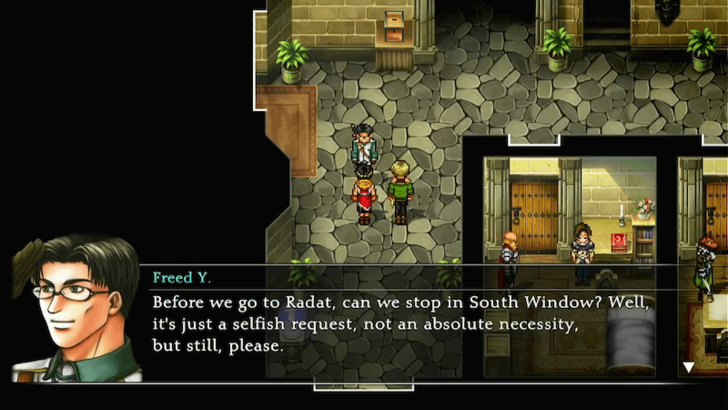 Suikoden 2 - Talk to Freed Y