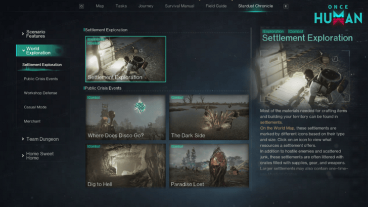 Once Human - Stardust Chronicle