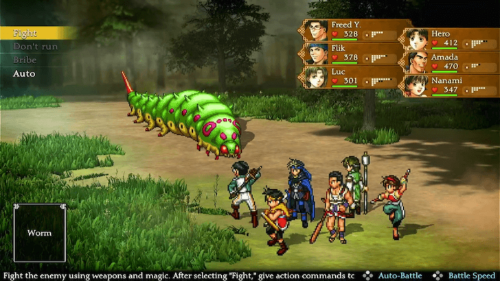 Suikoden 2 - Worm Boss Fight