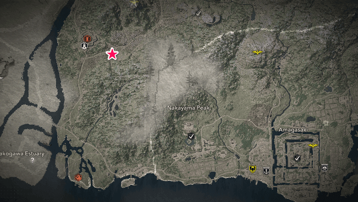 The Peacock Map Location