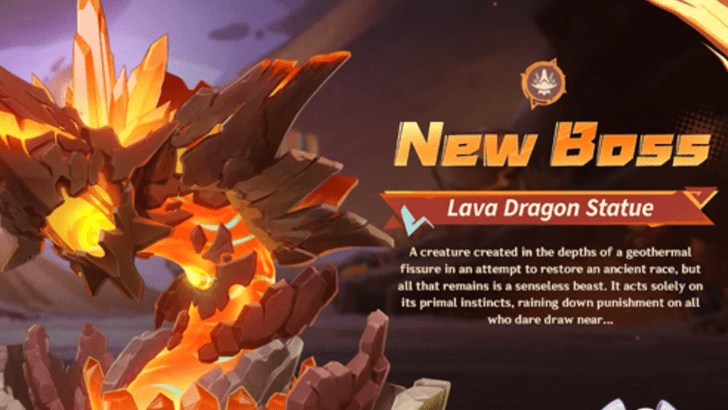 Genshin Impact - Lava Dragon Statue - 5.5 New Field Boss