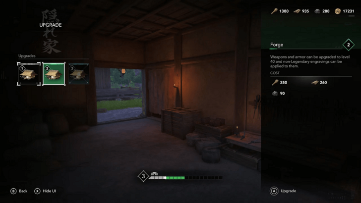 Forge Level 2 Upgrade