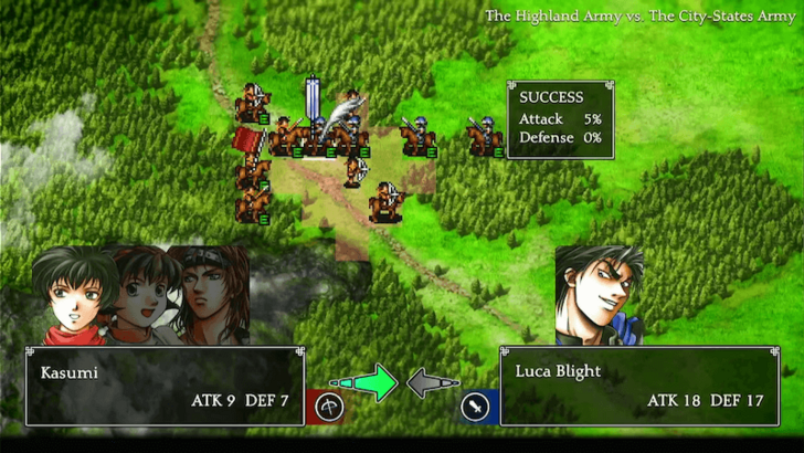 Suikoden 2 - Luca Army Battle
