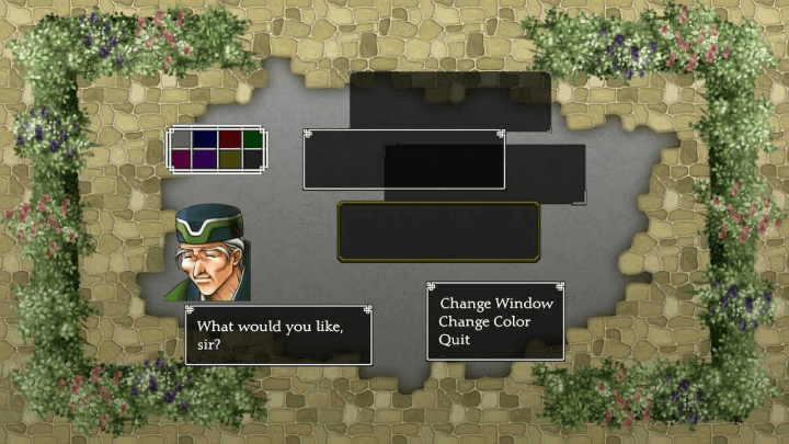 Change Text Window and Color