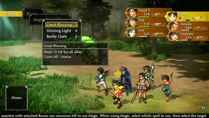 Suikoden 2 - Worm Great Blessing