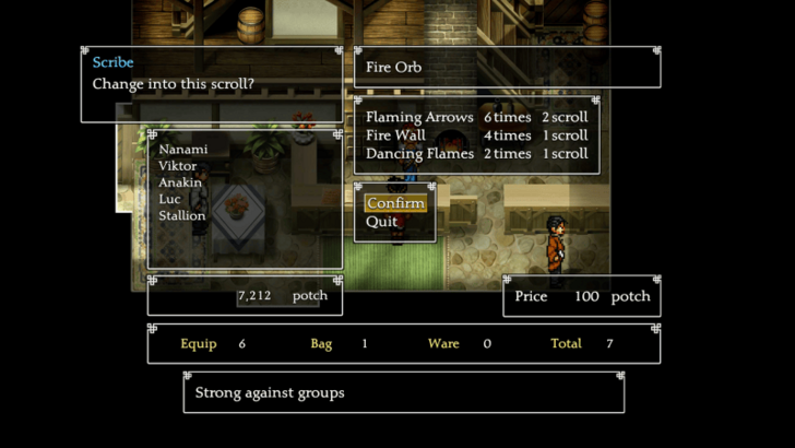 Rune Scroll Shop What to do