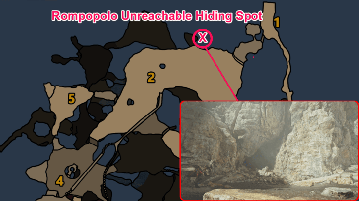 Monster HUnter Wilds - Unreachable Hiding Spot