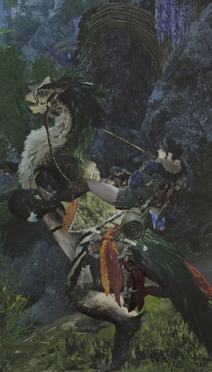 Gesture: Seikret Rear Up