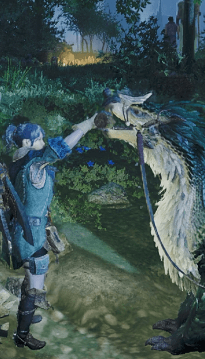 Gesture: Tend to Seikret