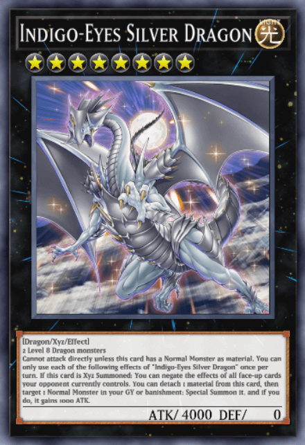 Indigo-Eyes Silver Dragon