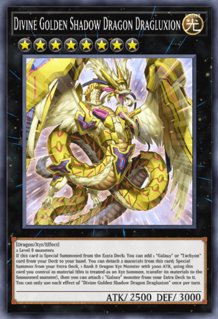 Divine Golden Shadow Dragon Dragluxion