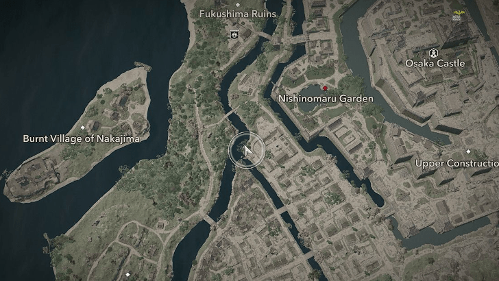 Origami Butterfly map location 1