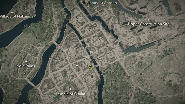 Origami Butterfly map location 2