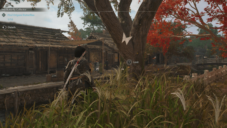 Origami Butterfly world location 2