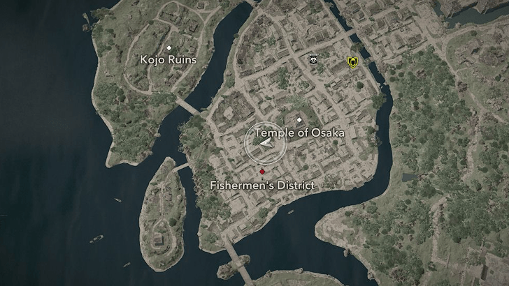 Origami Butterfly map location 3