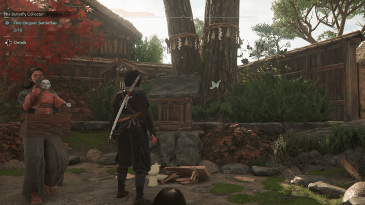 Origami Butterfly world location 3