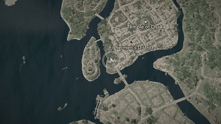 Origami Butterfly map location 4