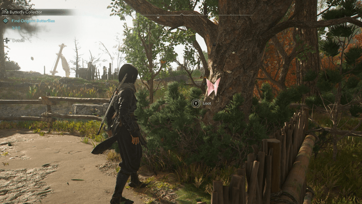 Origami Butterfly world location 4