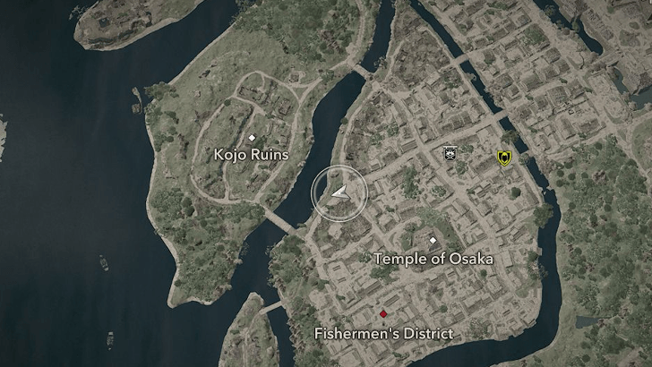 Origami Butterfly map location 5