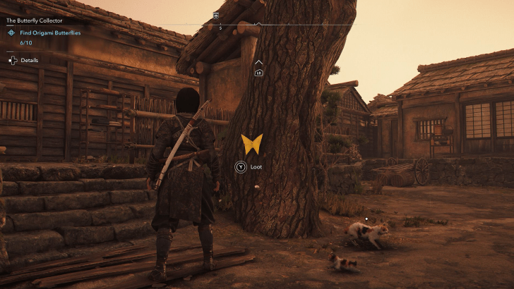 Origami Butterfly world location 7