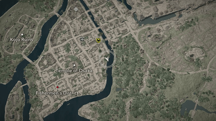 Origami Butterfly map location 9