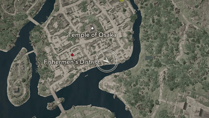 Origami Butterfly map location 10