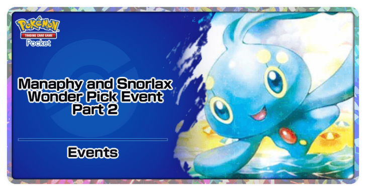 Manaphy Wonder Pick Part 2