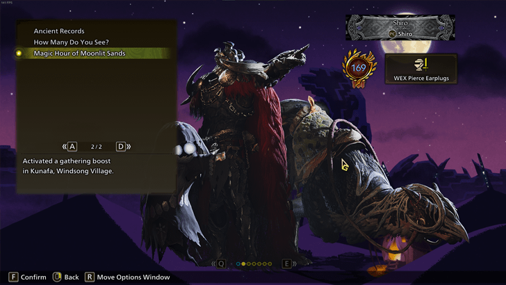 Magic Hour of Moonlit Sands Nameplate