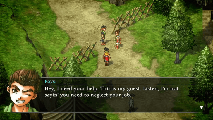 Suikoden 2 - Bribe the Guard