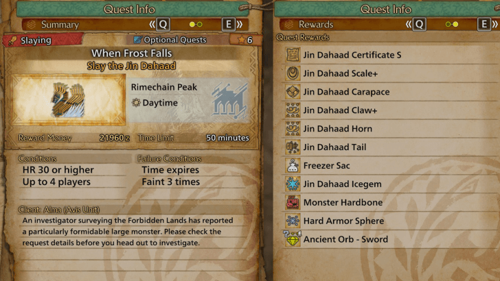 When Frost Falls Icegem Quest Reward