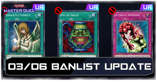 Master Duel - March 6 2025 Banlist Update