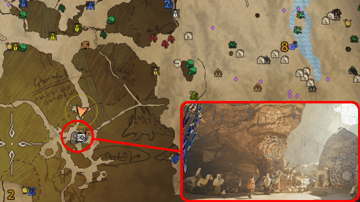 Monster Hunter Wilds - Kunafa Windsong Village Location