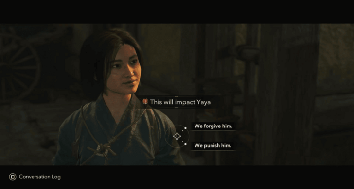 Forgive or Punish the Shrine Raider