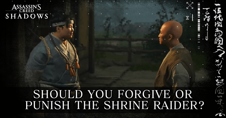 AC Shadows - Should You Forgive or Punish the Shrine Raider