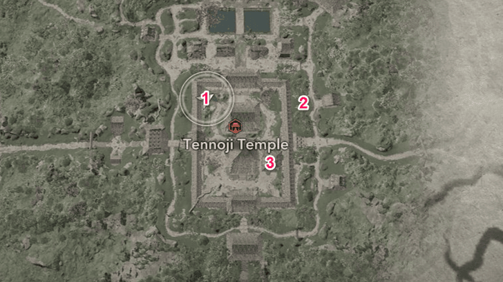 Tennoji Temple All Lost Pages Location