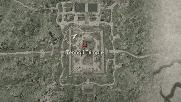 Tennoji Temple Lost Page 1 Map