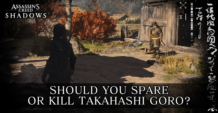 AC Shadows Should You Spare or Kill Takahashi Goro