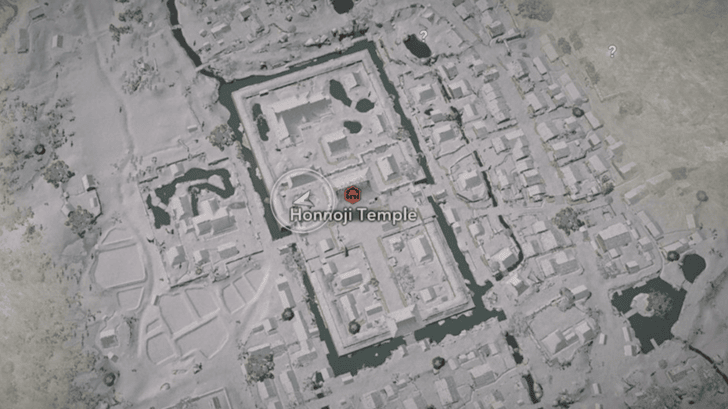 Honnoji Temple Lost Page 1 Map Location