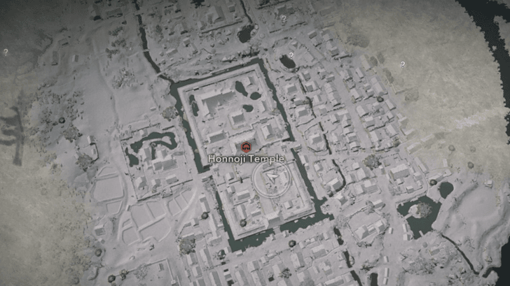 Honnoji Temple Lost Page 3 Map Location