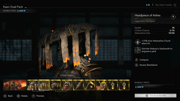 AC Shadows Headpiece of Ashes Location in DLC