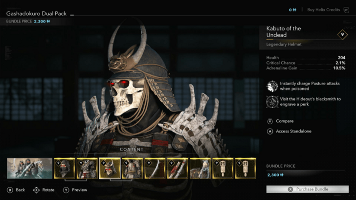AC Shadows Kabuto of the Undead Location in DLC