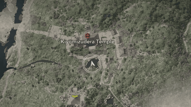 Kiyomizudera Lost Page 1 Map Location