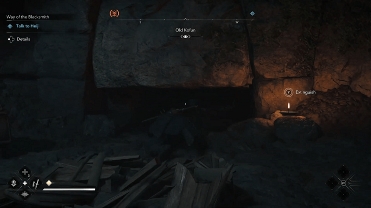 Old Kofun Crawl Underneath the Stone