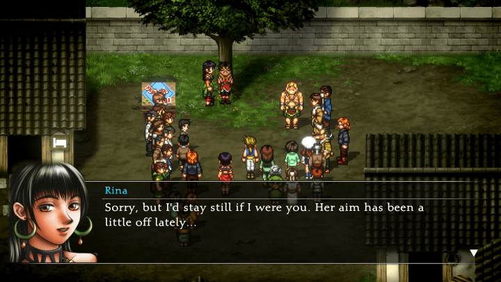 Suikoden 2 - Ryube Knife Throwing