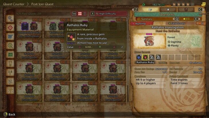 Rathalos Ruby SOS Flare