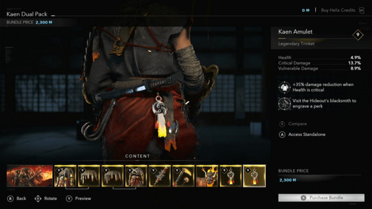 AC Shadows Kaen Trinket Location in DLC