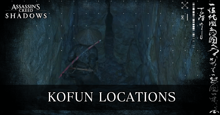 AC Shadows - Kofun Locations